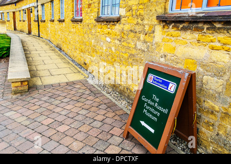 High street broadway village cotswolds WORCESTERSHIRE REGNO UNITO Foto Stock