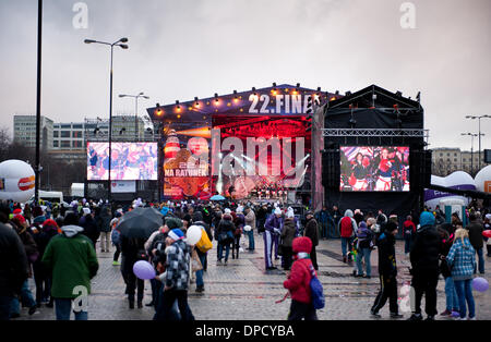 Concerto di scena sul XXII GOCC final day Foto Stock