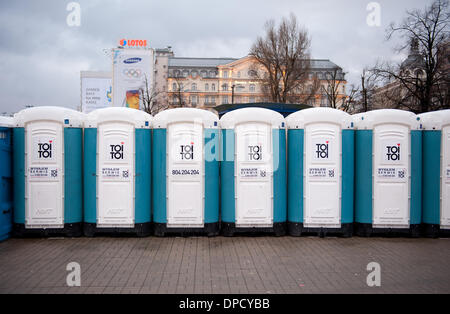 Servizi igienici cabine al ventiduesimo GOCC final day Foto Stock