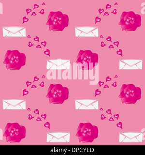 Fiori di san valentino buste Foto Stock