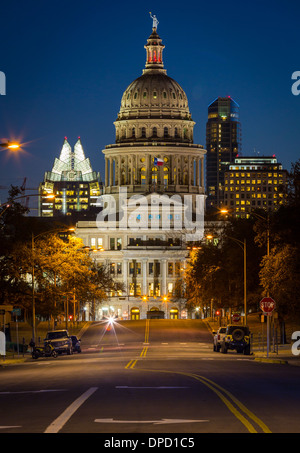 Il Texas State Capitol, situato nel centro di Austin, Texas Foto Stock