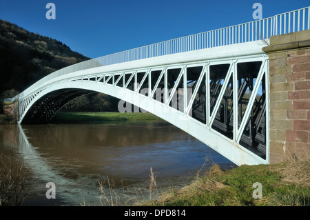 Bigsweir ponte sopra il fiume Wye nelle vicinanze del Tintern Foto Stock