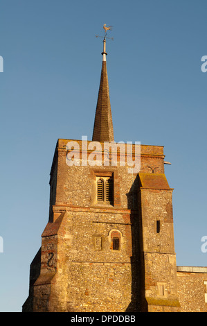 La chiesetta di San Leonardo, Flamstead, Hertfordshire, Inghilterra, Regno Unito Foto Stock