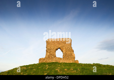 Dunnideer Hill Fort vicino Insch, Aberdeenshire, Scotland, Regno Unito. Foto Stock