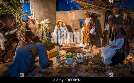 Presepe di chiesa di Saint Sulpice, Parigi, Francia Foto Stock