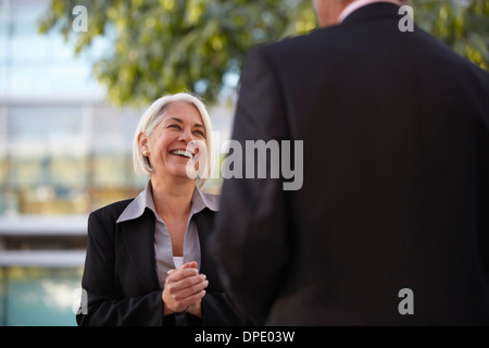 Gli imprenditori di ridere Foto Stock