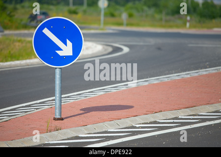 Segnale stradale Foto Stock
