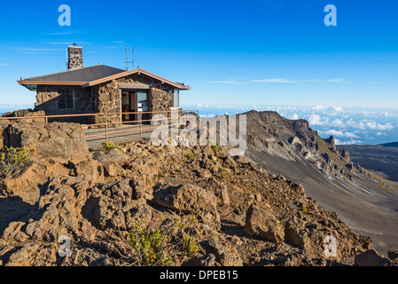 Il vertice del Vulcano Haleakala in Maui. Foto Stock