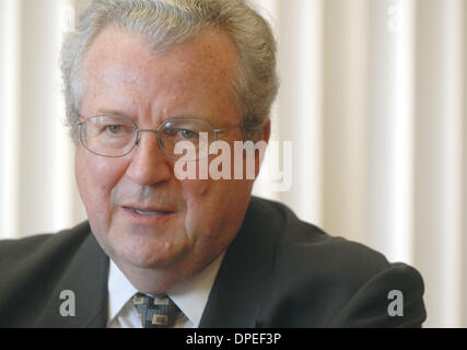 Presidente della Shell Oil Company, John Hofmeister presso la Shell Oil in raffineria Martinez California, giovedì, 11 ottobre 2007. (Bob Larson/Contra Costa Times/ZUMA Press) Foto Stock
