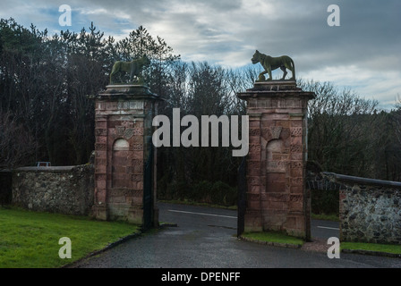 Porta del Leone, Downhill Desmene Foto Stock