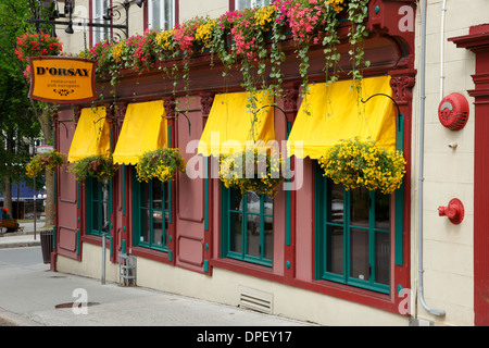 Il ristorante D'Orsay, Quebec City, Provincia di Quebec, Canada Foto Stock