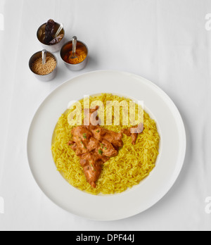 Pollo Tikka Massala in forma di India Foto Stock