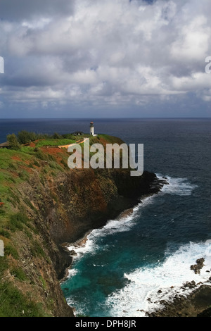 Il Kilauea Lighthouse, Isola di Kauai, Hawaii, STATI UNITI D'AMERICA Foto Stock