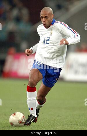 12 maggio 2006 - Gelsenkirchen, Germania - THIERRY HENRY.FRANCIA & Arsenal FC.GERMANIA V FRANCIA.Gelsenkirchen, Germania.15/11/2003.DIE19638.K47872.WORLD CUP 2006 ANTEPRIMA.(Immagine di credito: © Globo foto/ZUMAPRESS.com) Foto Stock