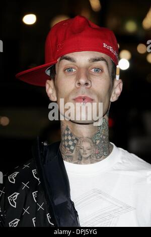 Agosto 8, 2006 - Hollywood e Los Angeles, Stati Uniti d'America - Travis Barker.batterista, Blink 182.ATL, premiere del film.Chinese Theatre, Hollywood, LOS ANGELES, Stati Uniti d'America.30/03/-2006.LAR69063.K49255.(Immagine di credito: © Globo foto/ZUMAPRESS.com) Foto Stock