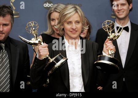 Sett. 6, 2006 - Hollywood e Los Angeles, Stati Uniti d'America - ELLEN DEGENERES.attrice.33RD GIORNO Emmy Awards.KODAK Theatre, Hollywood, LOS ANGELES, Stati Uniti d'America.28-Apr-06.LAR69600.K51167.Credit:(Immagine di credito: © Globo foto/ZUMAPRESS.com) Foto Stock