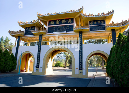 La città di Diecimila Buddha in Mendocino County, California Foto Stock