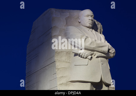 Il 30-piede scultura e Memoriale di MLK, Martin Luther King Jr. il leader dei diritti civili su National Mall di Washington DC Foto Stock