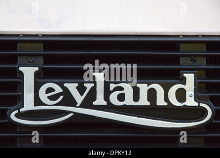 Logo sul radiatore del 1990 Leyland bus Lynx Foto Stock