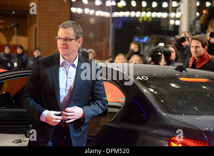 Matt Damon - 63a edizione annuale di Berlinale Festival Internazionale del Film, " Terra promessa " Premiere, Berlino - 8 Febbraio 2013 Foto Stock