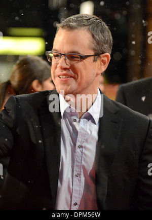 Matt Damon - 63a edizione annuale di Berlinale Festival Internazionale del Film, " Terra promessa " Premiere, Berlino - 8 Febbraio 2013 Foto Stock
