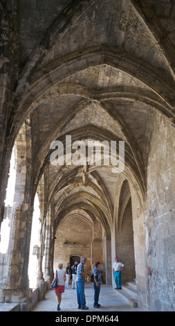 Antichi soffitti a volta presso la Cattedrale di Narbonne, Francia. Foto Stock