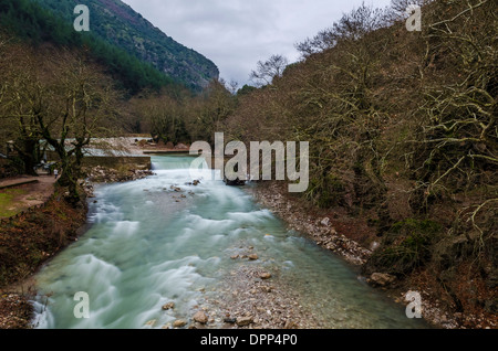 Fiume di Portaikos Foto Stock