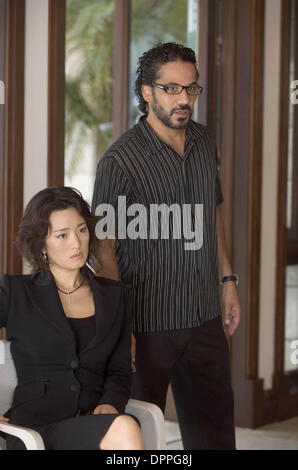 5 luglio 2006 - K49128ES.Miami Vice.TV-FILM STILL. Fornito da GONG-LI E JOHN ORTIZ(Immagine di credito: © Globo foto/ZUMAPRESS.com) Foto Stock