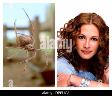 Nov. 16, 2006 - K51214ES.'' CHARLOTTE'S WEB ''.TV-film STILL. Fornito da 2006.Julia Roberts (destra) Voci di Charlotte in Ã'CharlotteÃ•s Web.(Immagine di credito: © Globo foto/ZUMAPRESS.com) Foto Stock