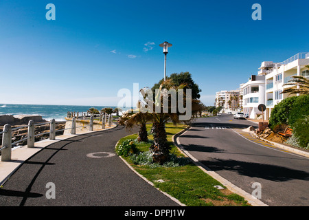 Zona residenziale a Città del Capo, vicino alla costa Foto Stock