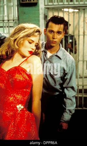 16 maggio 2006 - UN5929 .AMY LOCANE & Johnny Depp ."CRY-BABY", un film di John Waters. .Fornito dalla TV/Film still(Immagine di credito: © Globo foto/ZUMAPRESS.com) Foto Stock