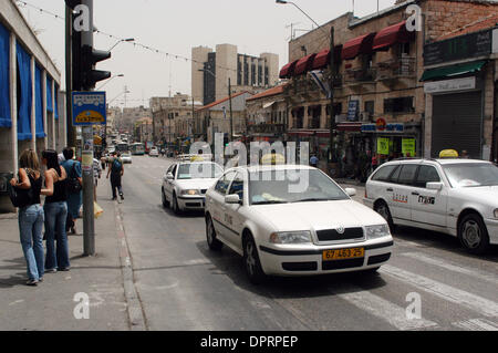 Dic 31, 2008 - Ashkelon, Israele - Taxi In Ashkelon, Israele (credito Immagine: © Rafael Ben-Ari/camaleonti occhio/ZUMA Press) Foto Stock