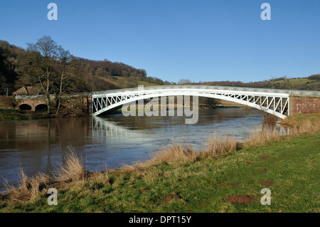 Bigsweir ponte sopra il fiume Wye nelle vicinanze del Tintern Foto Stock