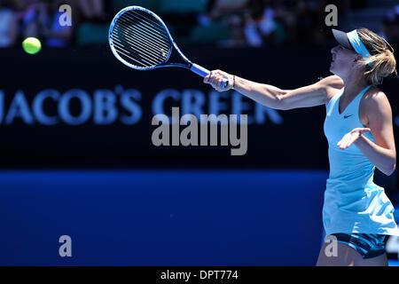 Melbourne, Australia. 16 gennaio, 2014. Maria Sharapova della Russia in azione il giorno 4 dell'Australian Open di Melbourne Park. Credito: Azione Sport Plus/Alamy Live News Foto Stock