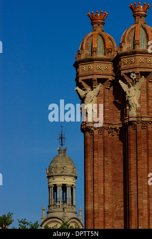 Arc de Triomf. Barcellona. Spagna Foto Stock