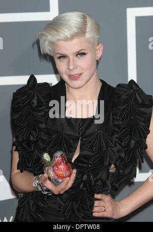 Feb 08, 2009 - Los Angeles, California, Stati Uniti d'America - ROBYN al cinquantunesimo Grammy Awards tenutosi presso Staples Center di Los Angeles. (Credito Immagine: Â© Paul Fenton/ZUMA Press) Foto Stock