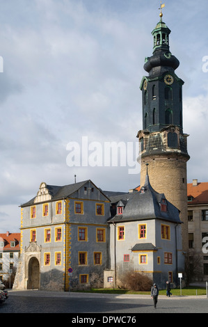 Palazzo di città, Weimar, Turingia, Germania, Europa Foto Stock