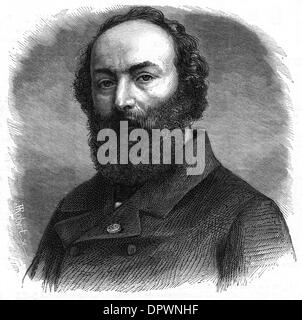 THEODORE ROUSSEAU, paesaggista francese Foto Stock