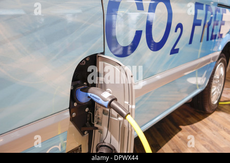 Vienna 2014 Autoshow, BlueEfficiency, CO2 free Foto Stock