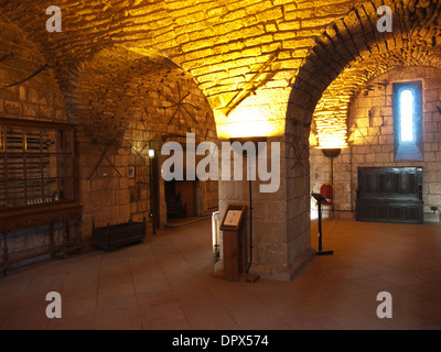 Il mantenere Hall Bamburgh Castle Northumberland England Regno Unito Foto Stock
