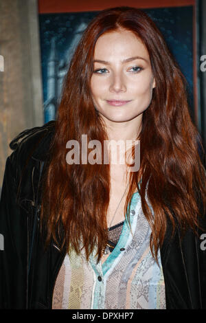 Londra, Regno Unito. 16 gennaio 2014. Clara Paget arriva al Brooklyn Bowl - Launch Party a Brooklyn Bowl, l'O2, Penisola Square a Londra, foto da vedere Li/Alamy Live News Foto Stock