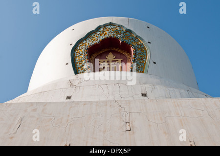 Bai Ta stupa (noto come Pagoda bianca o bianco Dagoba) nel Parco Beihai, Xicheng District, Pechino, Cina Foto Stock