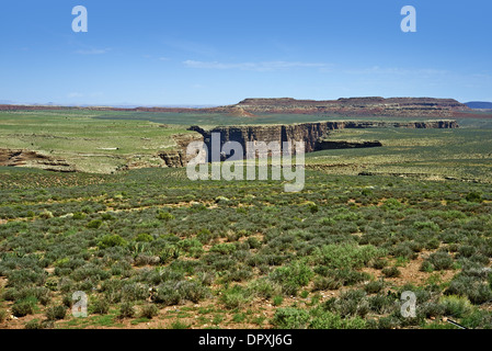 Little Colorado Canyon in Northern Arizona, Stati Uniti. Navajo Nation Little Colorado River Gorge. Paesaggio dell'Arizona. Foto Stock
