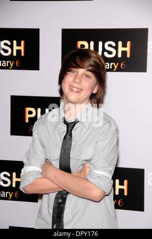 Sterling Beaumon durante la premiere del nuovo film dal Summit Entertainment PUSH, tenutasi al Mann Village Theatre, il 29 gennaio 2009, in Los Angeles..foto: Michael Germana / Superstar Immagini - Foto di globo.K60833MGE.(Immagine di credito: © Michael Germana Globo/foto/ZUMAPRESS.com) Foto Stock