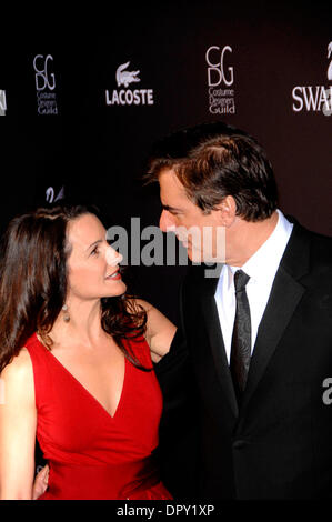 Kristin Davis e Chris Noth durante l'undicesima edizione del costume Designers Guild Awards, tenutasi presso il Four Seasons Beverly Wilshire Hotel, il 17 febbraio 2009, in Beverly Hills, la California..Foto di Michael Germana- Globe foto, Inc..K61209MGE (credito Immagine: © Michael Germana Globo/foto/ZUMAPRESS.com) Foto Stock