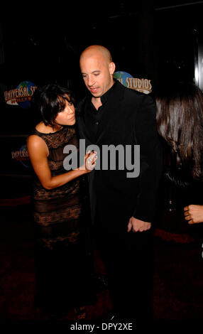 MICHELLE RODRIGUEZ e Vin Diesel durante la premiere del nuovo film da Universal Pictures veloce e furioso, tenutasi al Amphitheatre di Gibson, il 12 marzo 2009 a Los Angeles..foto: Michael Germana-Globe foto, Inc. Â© 2009.K61590MGE (credito Immagine: © Michael Germana Globo/foto/ZUMAPRESS.com) Foto Stock