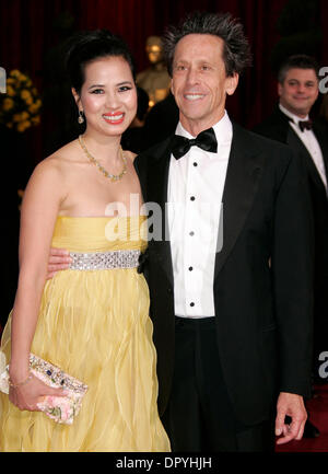 Feb 22, 2009 - Hollywood, California, Stati Uniti d'America - Brian Grazer arrivando al 81st annuale di Academy Awards tenutosi presso il Kodak Theatre di Hollywood. (Credito Immagine: © Lisa O'Connor/ZUMA Press) Foto Stock