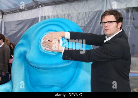 Mar 22, 2009 - CITTÀ UNIVERSALE, California, Stati Uniti d'America - Attore Rainn Wilson arrivando al 'Monsters vs Aliens' Los Angeles Premiere detenute al Amphitheatre di Gibson. (Credito Immagine: Â© Lisa O'Connor/ZUMA Press) Foto Stock