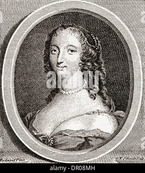 Anne 'Ninon' de l'Enclos aka Ninon de Lenclos e Ninon de Lanclos, 1620-1705. Autore francese, cortigiana, freethinker. Foto Stock