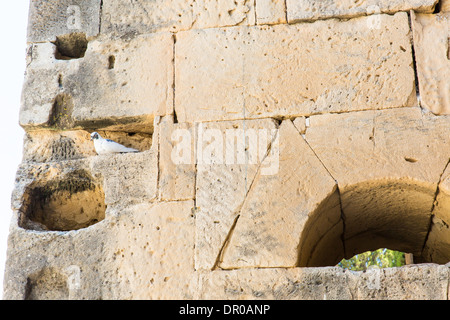 Monastero (convento) nella valle di Messara a Creta in Grecia. Messara - è la più vasta pianura a Creta Foto Stock